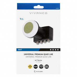 VIVANCO  Premium Quad LNB inkl. Switc
