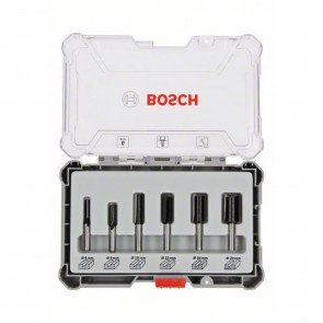 Bosch 6 tlg Nutfräser Set 8mm Schaft