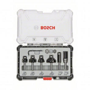 Bosch 6 tlg Trim&Edging Set 8mm Schaft