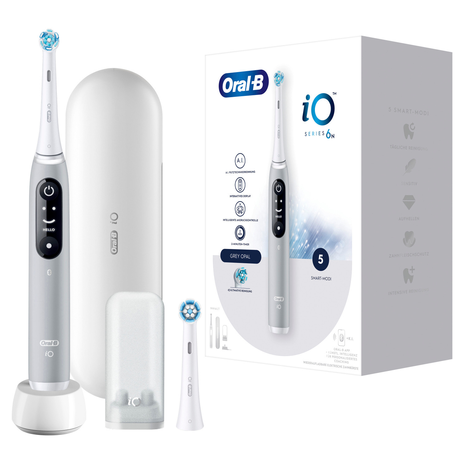 Oral-B iO Series 6 Grey Opal 本体 付属品完備 Oral B iO6 Grey Opal 
