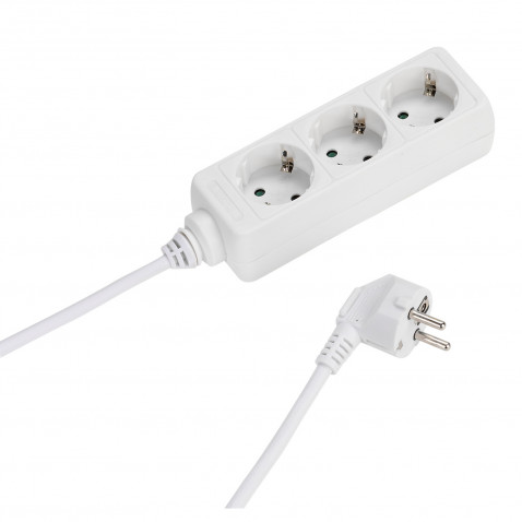 Vivanco 3er Steckdosenleiste weiß 1,4m