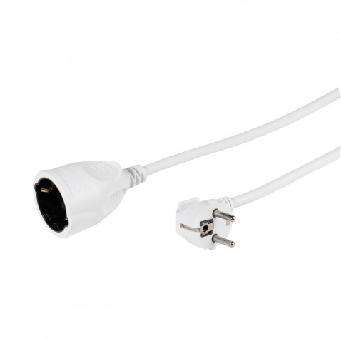 Vivanco Schuko-Verlängerung weiß 5m