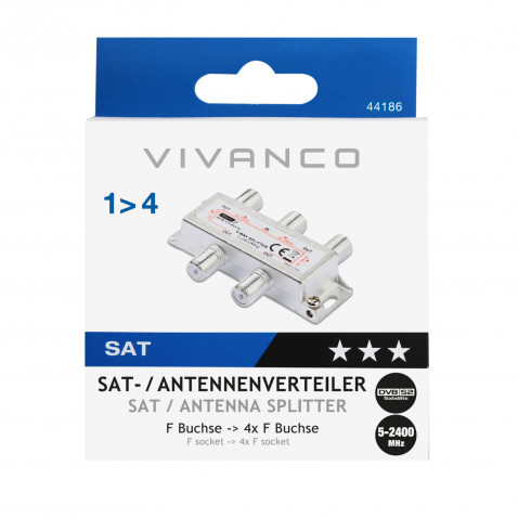 Vivanco SAT-/Universal-Antennenverteiler