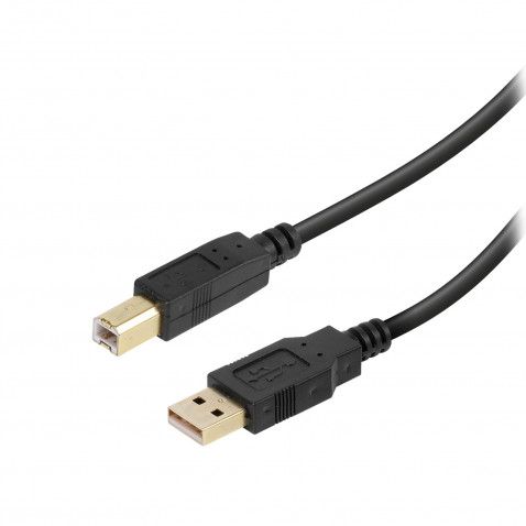 Vivanco USB-A auf USB-B Kabel, 1,8m