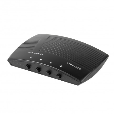 VIVANCO Manueller 4 auf 1 HDMI Switch