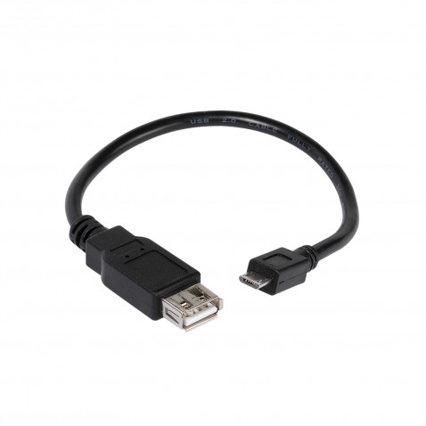 Vivanco Adapterkabel micro USB/USB 0,15m