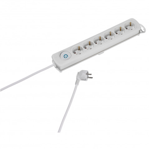 Vivanco 6er Steckdosenleiste weiss 1,4m