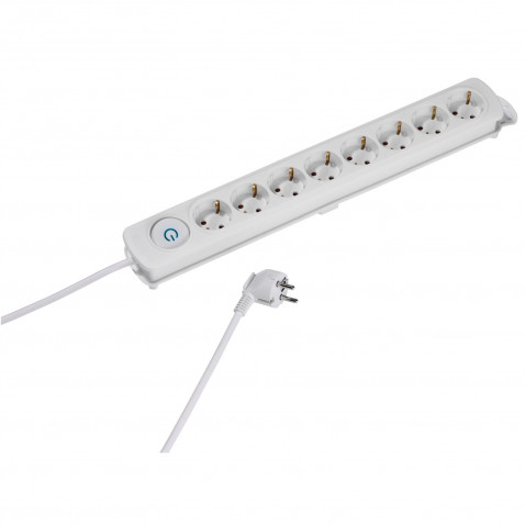 Vivanco 8er Steckdosenleiste weiss 1,4m