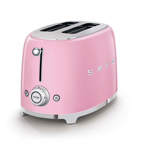 SMEG TSF01PKEU 2-Schlitz-Toaster Kompakt