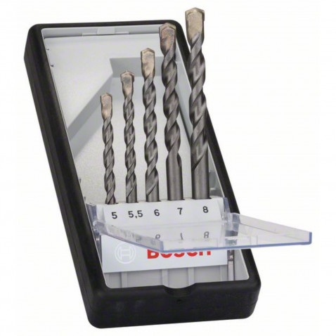 Bosch RobustLine 5 tlg. CYL-3: 5-8 mm, G