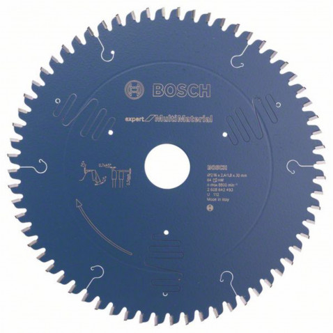 Bosch Kreissägeblatt EX MU B 216x30-64