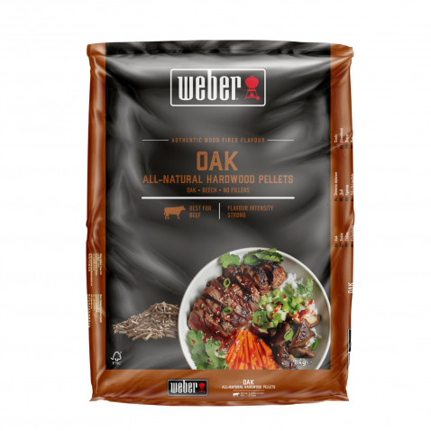 Weber Hartholzpellets Eichenholz, 8 kg