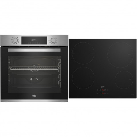 Beko BBSM12340X Backofen Set