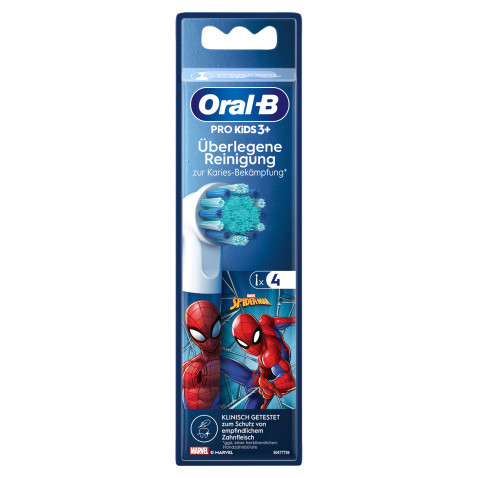 Oral-B Aufsteckbürsten Spiderman 4er