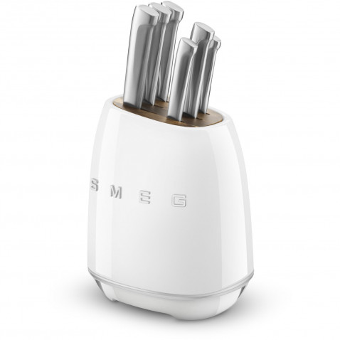 SMEG KBS02WH Messerblock 6 teilig