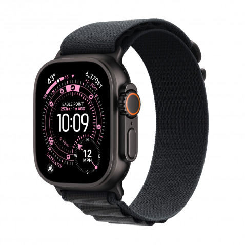 Apple Watch Ultra 3 Alpine Loop Schwarz
