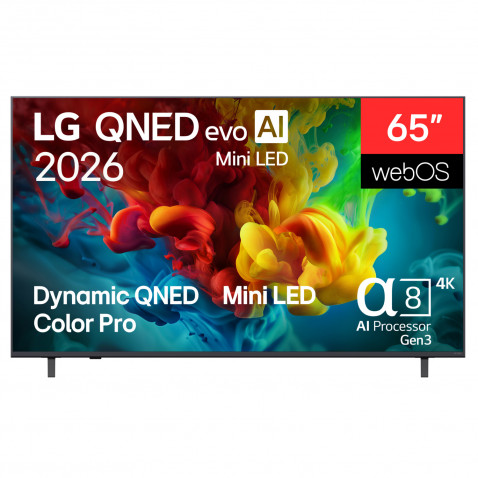 LG 65QNED80B6B 4K QNED evo MiniLED TV