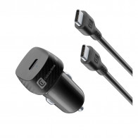 Cellularline KFZ-Lader-Set 25W USB C wei