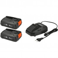 Gardena Starterset 2x Akku & Ladergerät