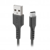 SBS USB-/USB-C-Kabel 3m schwarz