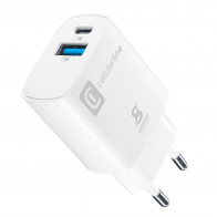 Cellularline USB Dual Charger 25W weiss
