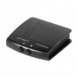 VIVANCO Manueller 2 auf 1 HDMI Switch