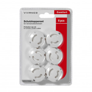 VIVANCO Kinderschutzkappen Set weiß