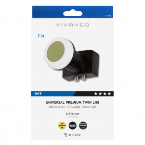 VIVANCO Universal Premium Twin LNB