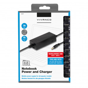 Vivanco Netzteil für Notebooks 70W