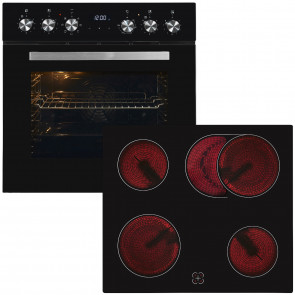 Exquisit EHE157-UBZ-020-Set schwarz