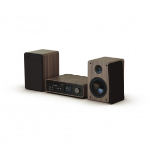 Pure Classic Stereo Coffee Black/Walnut