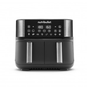 NutriBullet Twin Drawer Air Fryer Black
