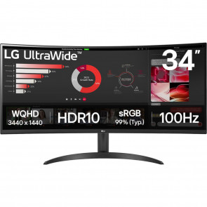 LG UltraWide 34WR50QK-B 34" 21:9 curved