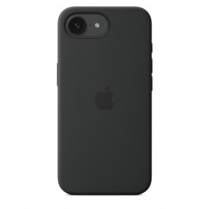 Apple iPhone 16e Silikon Case schwarz
