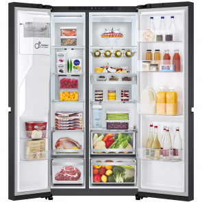 LG GSLE91EVAB Side-by-Side Kühlschrank