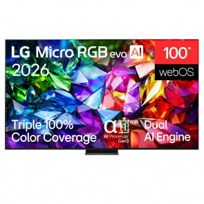 LG 100MRGB96B9 4K Micro RGB evo TV