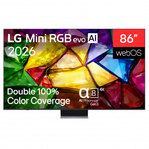 LG 86MRGB88B9B 4K Mini RGB evo TV