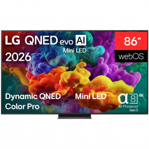 LG 86QNED87B6A 4K QNED evo TV