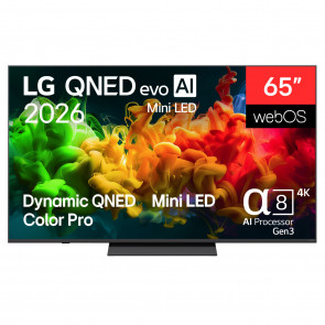 LG 65QNED80B6B 4K QNED evo MiniLED TV