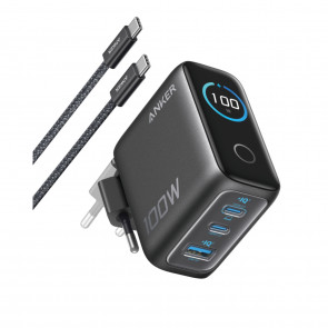 Anker Ladegerät 100W schwarz 3-Ports