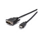 Vivanco DVI - HDMI Kabel schwarz 2m