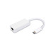 VIVANCO USB Typ C Netzwerk Adapter weiss
