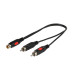 VIVANCO Y-Adapter Cinch, 2 Cinch 0,2m