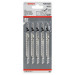 Bosch 5 Stichsägeblätter T 301 CD