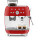 SMEG EGF03RDEU Siebträgermaschine