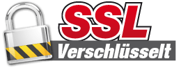 256bit SSL Verschlüsselung