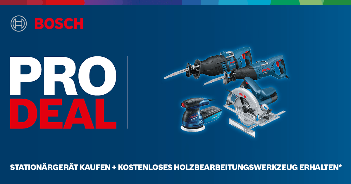 Bosch Pro Deal Jetzt Stationärgerät kaufen und