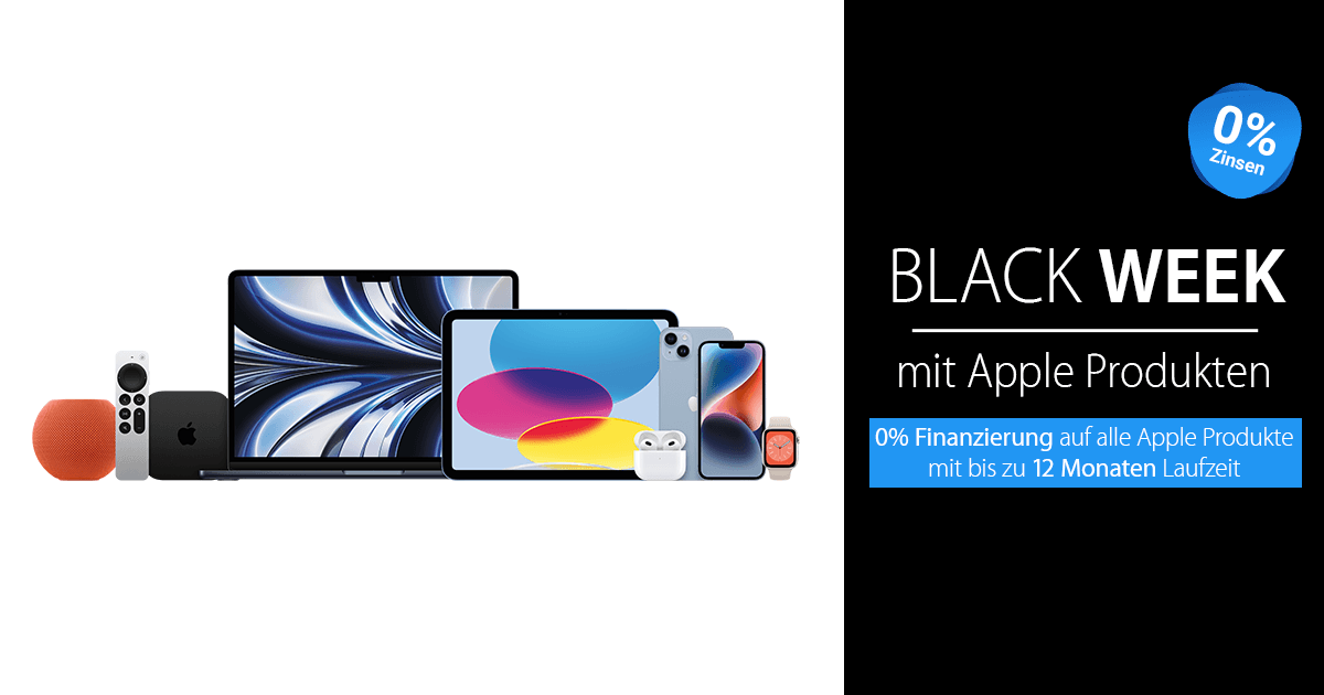 Black Friday Weekend mit Apple Produkten electronic4you